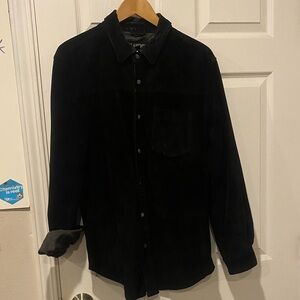 Blank NYC Black Suede Jacket